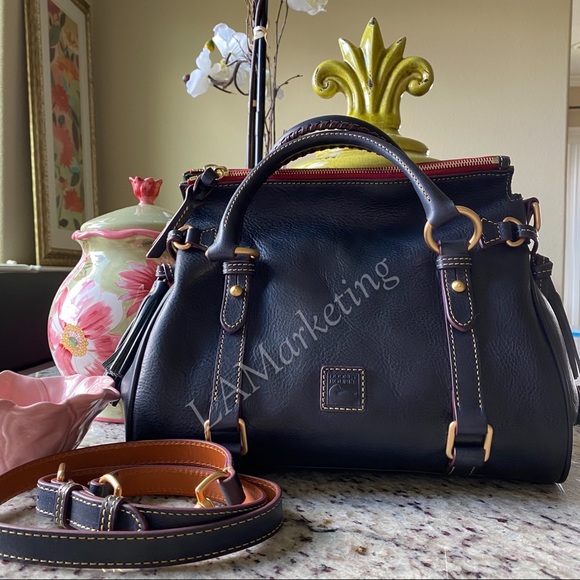 Dooney & Bourke Handbags - Navy Small Florentine